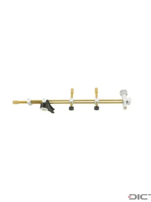 Dictum 735806 - Herdim F-Hole Clamp with Rubber Jaws, Jaw Opening 155 mm Nejlepší Volba