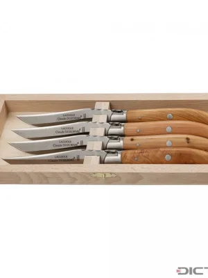 Ihned K Objednání Steakové nože Dictum 719995 - Laguiole Steak and Table Knives, 4-Piece Set