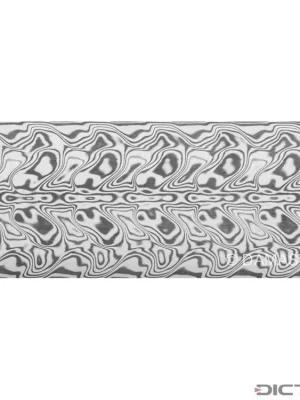 Horká Nabídka Dictum 831850 - Damasteel DS93X™ Gysinge™ Damascus Steel, 32 x 4 x 210 mm