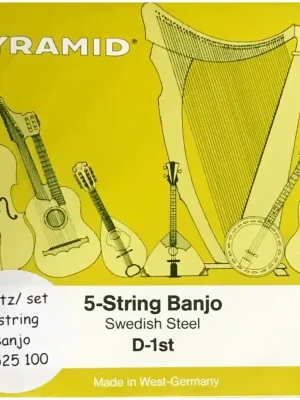 Pyramid struny na 5 str. banjo Swedish Steel Omezená Nabídka