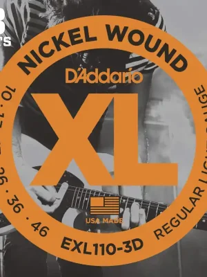 Aktuální D'Addario EXL110-3D
