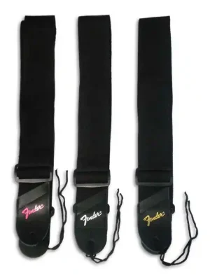 FENDER Black Polyester Strap Hit Sezóny