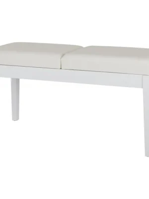 Tovární Cena Proline klavírní stolička dvojitá bílá matná