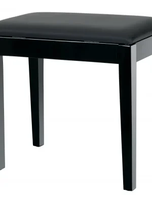 Značkový Proline klavírní stolička Model S černá lesklá