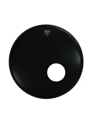 Finální Výprodej Remo Powerstroke 3 Ebony Bass drum 18" P3-1018-ES-DM