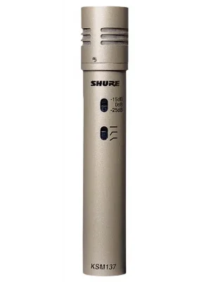 SHURE KSM137/SL - kondenzátorový mikrofon studiový s kufrem Výprodej