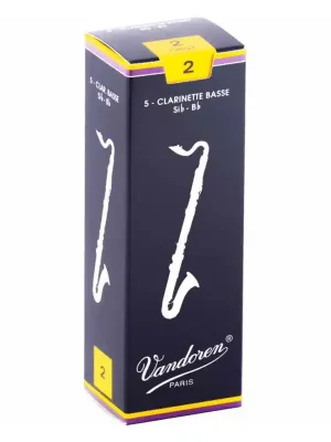 Akce VANDOREN CR122 - plátky pro Bas klarinet tvrdost 2