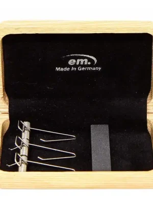 Vysoce Kvalitní Gewa Pouzdro pro strojky Anglický roh 3 trubičky Černě lakované