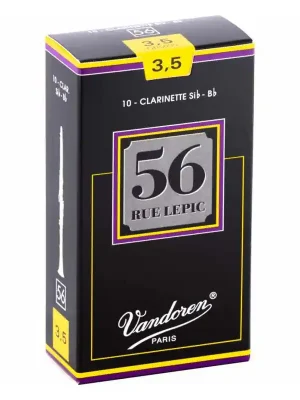 Tovární Cena VANDOREN CR5035 -"56 rue Lepic" plátky pro Bb klarinet, tvrdost 3,5