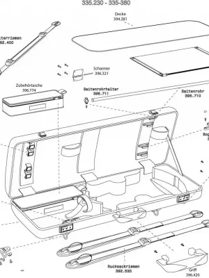 Gewa Pouzdro pro violu " Idea 3.4 Držení pro pavouka Bezpečná Platba