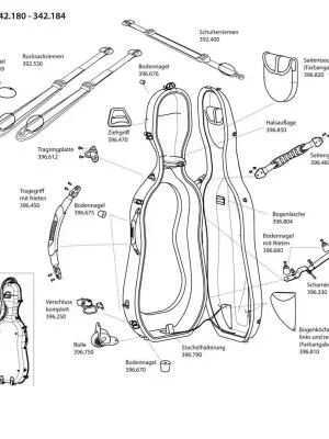 Nízká Cena Gewa Pouzdro pro čelo Idea Futura Rolly Vytahovací držadlo