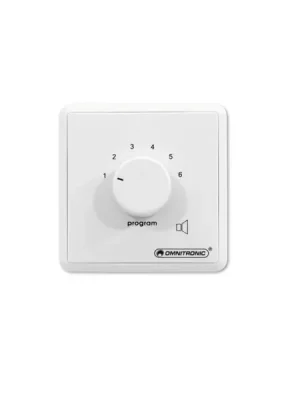 Akce Omnitronic PA volič programů mono, bílý