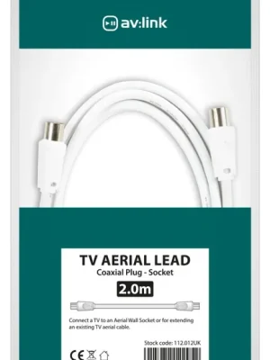 AV:link kabel koaxiální samec - samice, 2m Originální