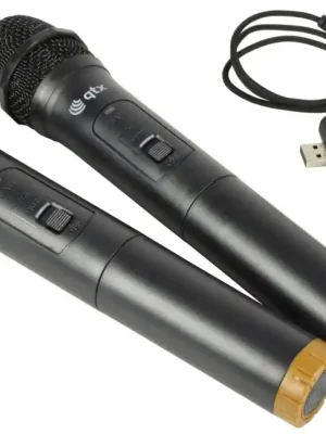 Výhodná Nabídka QTX U-MIC Sada bezdrátových mikrofonů, 863.2 + 864.8 MHz