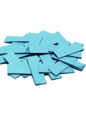 Tcm Fx pomalu padající obdélníkové konfety 55x18mm, světle modré, 1kg Sleva
