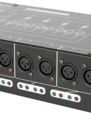 QTX DMX-D8 DMX Booster/Distributor, 8x DMX výstup Značkový