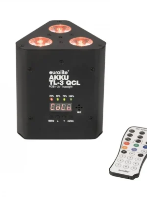 EUROLITE AKKU TL-3 QCL RGB+UV Trusslight Poslední Šance
