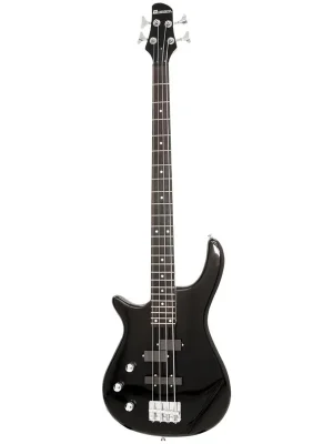 Levný Dimavery SB-321, elektrická baskytara levoruká, černá