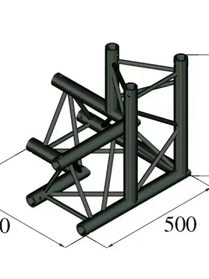 Trilock S-PAL-34 3-koncový rohový díl, levý Levný