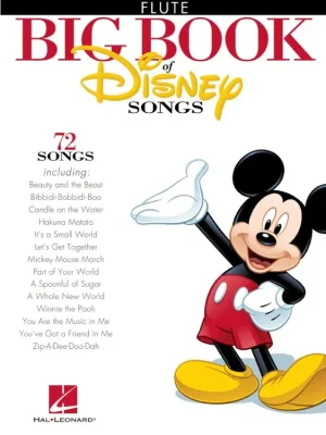 Značkový Noty pro flétny The Big Book of Disney Songs