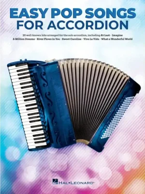Vysoce Kvalitní Noty akordeon Easy Pop Songs for Accordion
