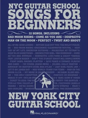 Noty pro kytaru NYC Guitar School - Songs for Beginners Rychlé Dodání