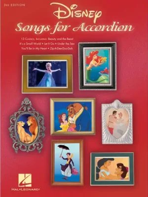 Speciální Cena Noty akordeon Disney Songs for Accordion - 3rd Edition