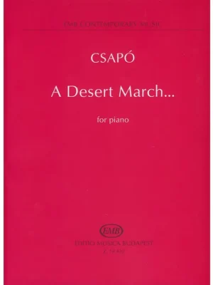 Noty pro piano A Desert March... Für Klavier Značkový