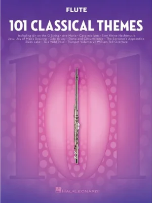 Noty na příčnou flétnu - 101 Classical Themes for Flute Poslední Šance