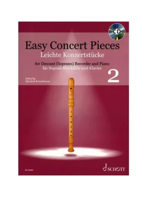 Expresní Doručení Škola hry pro zobcovou flétnu - Easy Concert Pieces 2