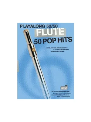 Noty na příčnou flétnu - Playalong 50/50 flute - 50 pop hits Pouze Dnes