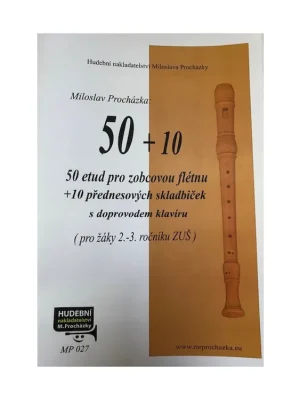 Víkendová Akce Noty na zobcovou flétnu - 50 etud pro zobcovou flétnu