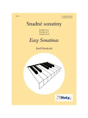 Nejprodávanější Snadné sonatiny pro klavír - Hradecký Emil