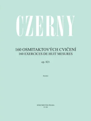 160 osmitaktových cvičení op. 821 - Czerny Sleva