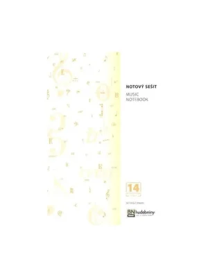 Vrácení Zdarma Notový sešit A4 14 osnov 32 listů