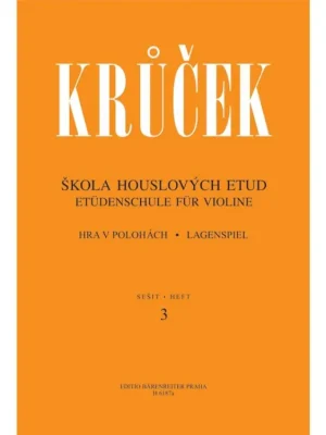 Nízká Cena Václav Krůček - Škola houslových etud II (sešit 3+4 )