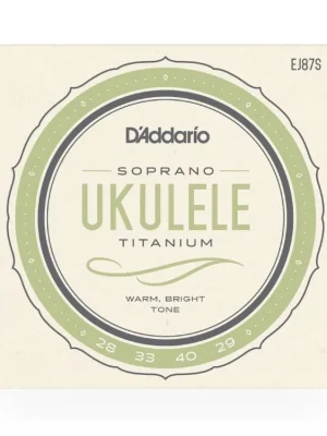 Výprodej D'Addario EJ87S Titanium Ukulele Strings, Soprano