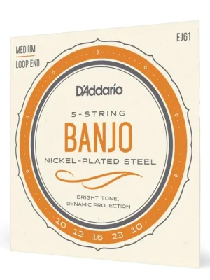 Struny na banjo D'Addario EJ61 10-23 Nízká Cena