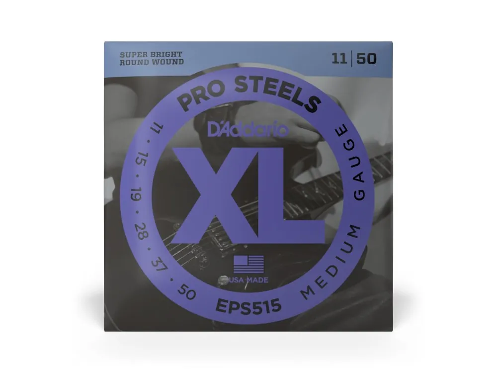 D'Addario EPS515 ProSteels Electric Guitar Strings, Medium, 11-50 Speciální Cena