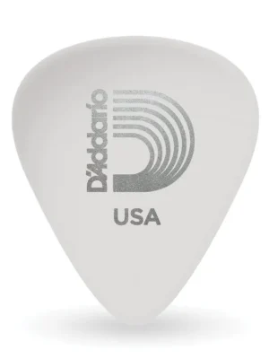 Pouze Dnes D'Addario White-Color Celluloid Guitar Picks, 10 pack, Heavy