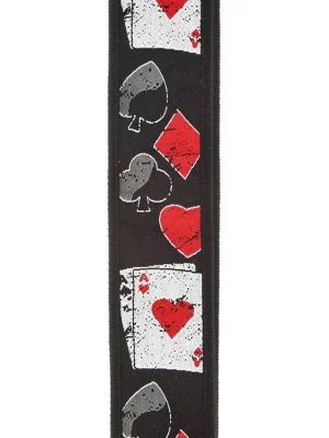 Super Cena D'Addario Woven Guitar Strap, Hold 'em