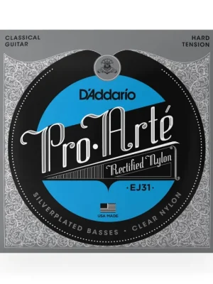 D'Addario EJ31 Classics Rectified Classical Guitar Strings, Hard Tension Akční Nabídka