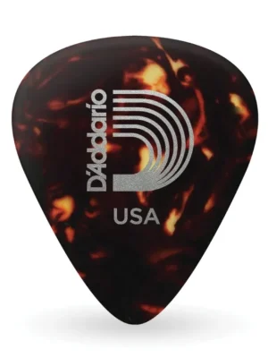 D'Addario Shell-Color Celluloid Guitar Picks, 100 pack, Medium Sezónní Sleva