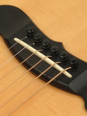 D'Addario Injected Molded Bridge Pins with End Pin, Set of 7, Ebony Omezená Nabídka