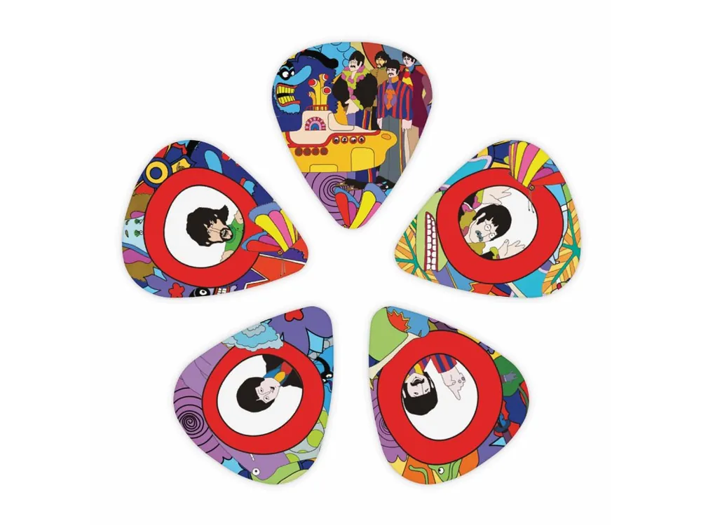 Dokud Zásoby Vydrží D'Addario Yellow Submarine 50th Anniversary Heavy Gauge Guitar Picks