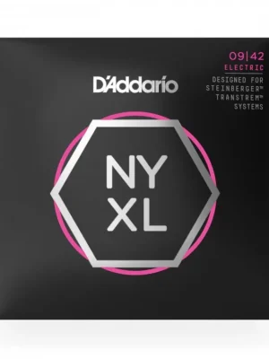 Akce D'Addario NYXLS0942 Nickel Wound Electric Guitar Strings, Super Light, Double Ball End, 09-42