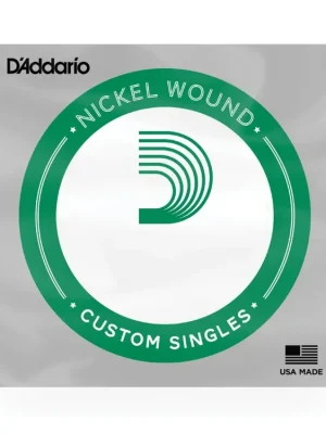D'Addario NW059 Nickel Wound Electric Guitar Single String, .059 Víkendová Akce