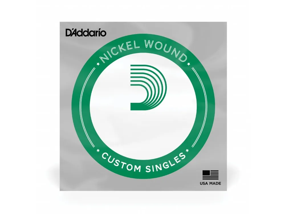 Novinka D'Addario NW038 Nickel Wound Electric Guitar Single String, .038
