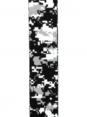D'Addario Polyester Digital Camo Guitar Strap, Black Must-Have