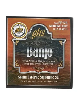 Originální Struny na banjo GHS PF 175 11-22